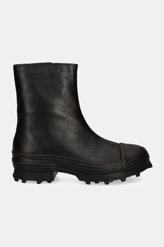 CAMPERLAB cizme de piele Traktori A700004.001 negru AW24
