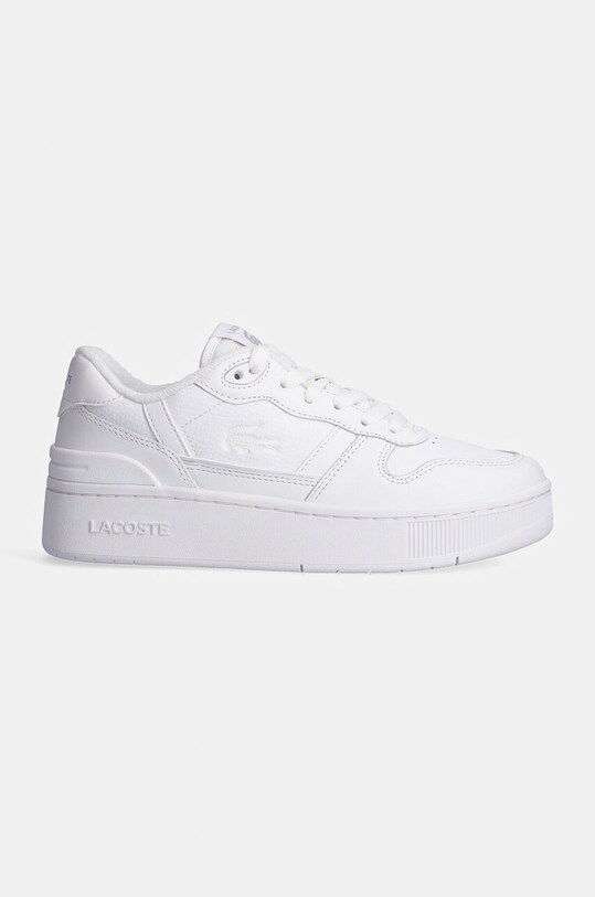 Lacoste sneakers din piele T-Clip Platform 48SFA0046 alb AW24