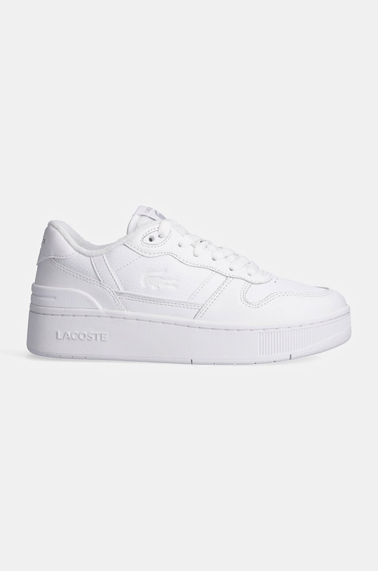 Δερμάτινα αθλητικά παπούτσια Lacoste T-Clip Platform 48SFA0046 λευκό AW24