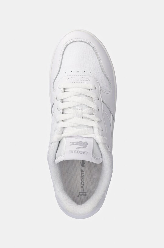 Lacoste sneakers din piele T-Clip Platform alb 48SFA0046