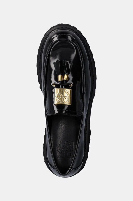 Kožené mokasíny Dkny Gillian černá K3436027.BLK