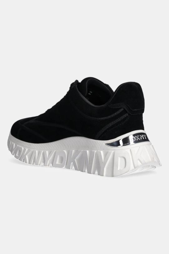 Obuwie Dkny sneakersy zamszowe Laeoni K4408656.BLK czarny