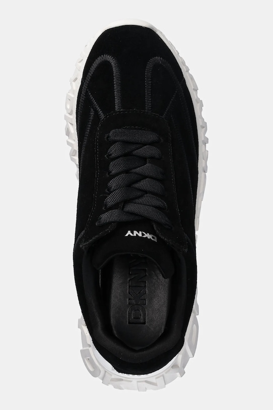 Tenisice od brušene kože Dkny Laeoni crna K4408656.BLK