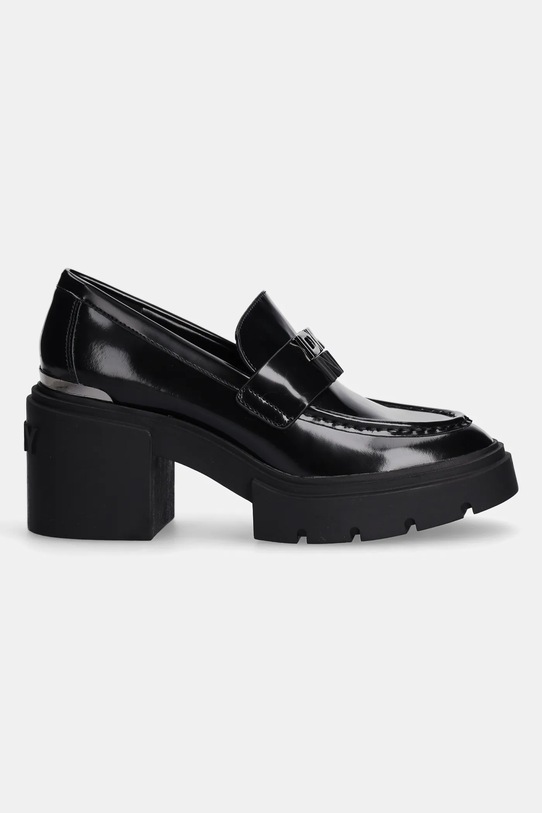 Dkny pantofi de piele Texas K4455786.BLK negru AW24