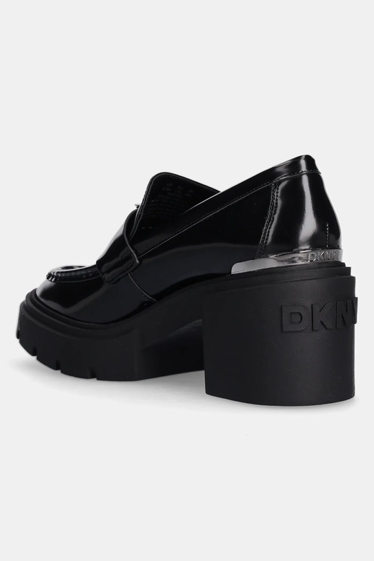 Încălțăminte Dkny pantofi de piele Texas K4455786.BLK negru