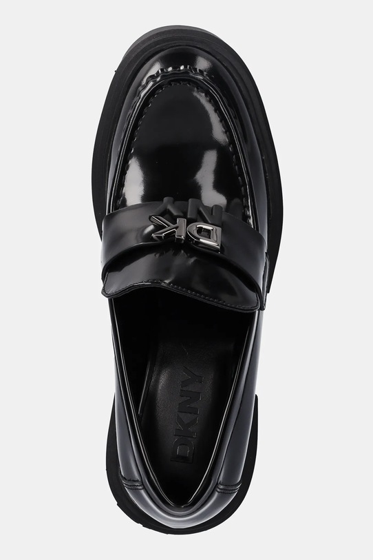 Dkny pantofi de piele Texas negru K4455786.BLK