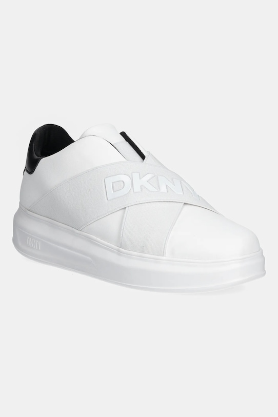 Dkny sneakers Jaye sintetic alb K4467549.WHB