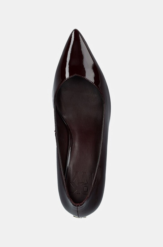 Kožne štikle Dkny Ivanie bordo K3400525.BUR