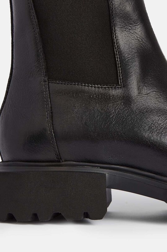 AllSaints ghete chelsea de piele Hallie Boot negru W115FB