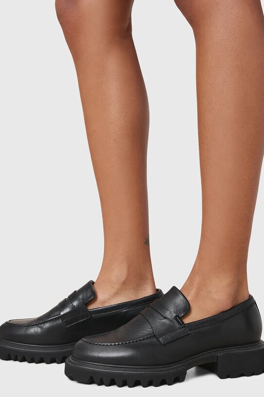 AllSaints mokasyny skórzane Lola Loafer W102FB