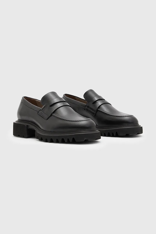 AllSaints mocasini de piele Lola Loafer W102FB negru SS25