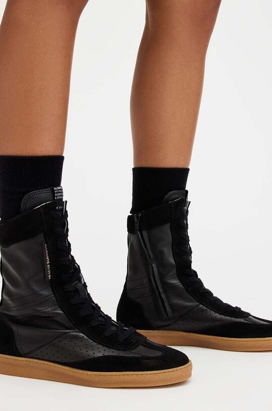 Шкіряні черевики AllSaints Louise High Top W070FB