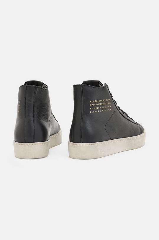 Kožené kecky AllSaints Tana High Top W110FB černá