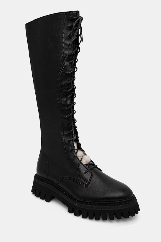 IRO cizme Kosmic High cu snur negru WM121KOSMICHSH.BLA04