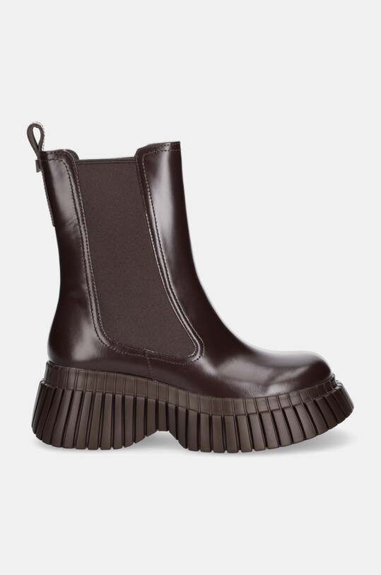 Шкіряні черевики Camper BCN K400726.003 коричневий AW24