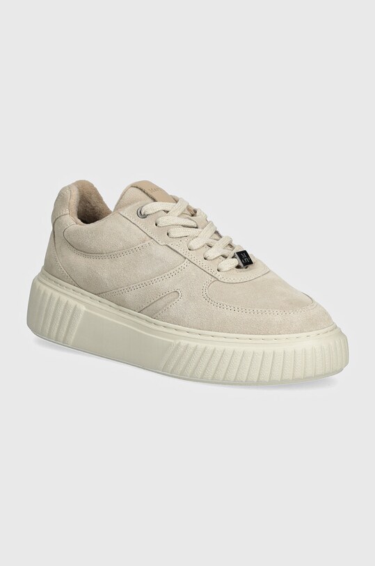 Marc O'Polo sneakers din piele intoarsă platformă bej 40717733503300.717