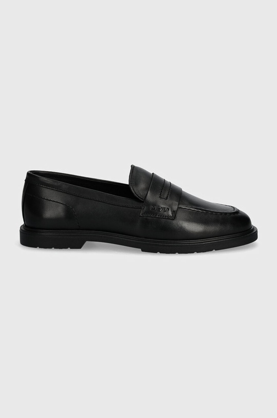 Marc O'Polo mokasyny skórzane 40718193201100.990 czarny AW24