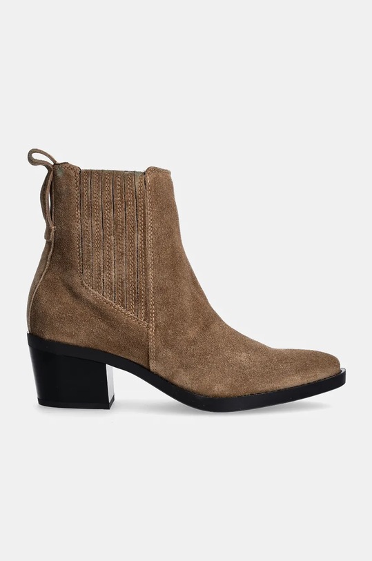 Marc O'Polo botine din piele intoarsa 40818455102300.766 maro AW24