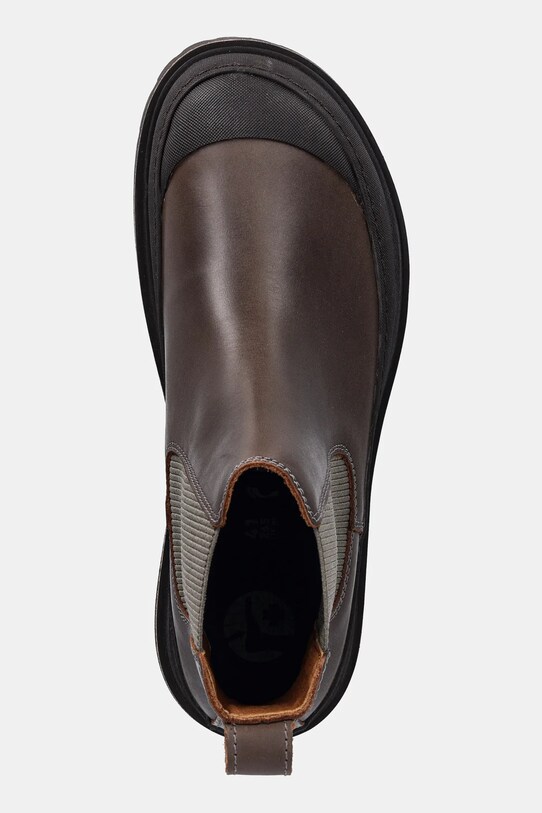 Birkenstock stivaletti chelsea in pelle Prescott Slip On grigio 1028139