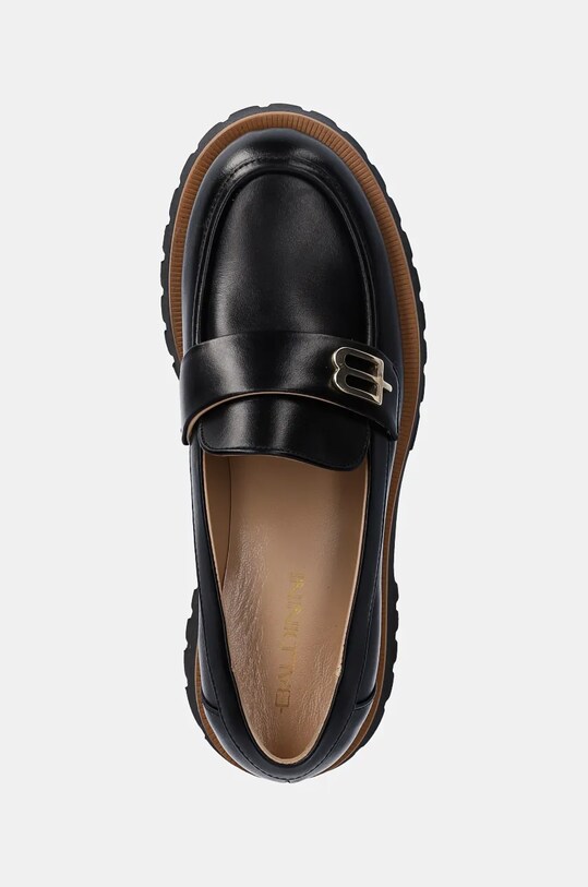 Baldinini mocasini de piele negru D5B070P1VITE.0000