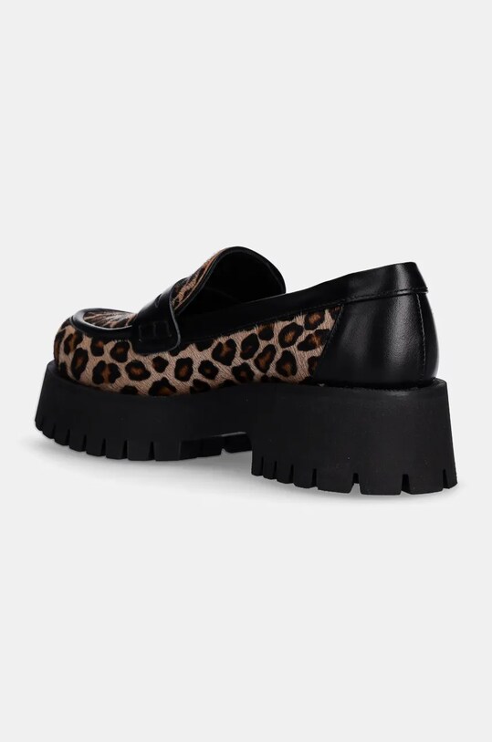 Încălțăminte Baldinini mocasini de piele D5B190P1CVVT.LENE maro