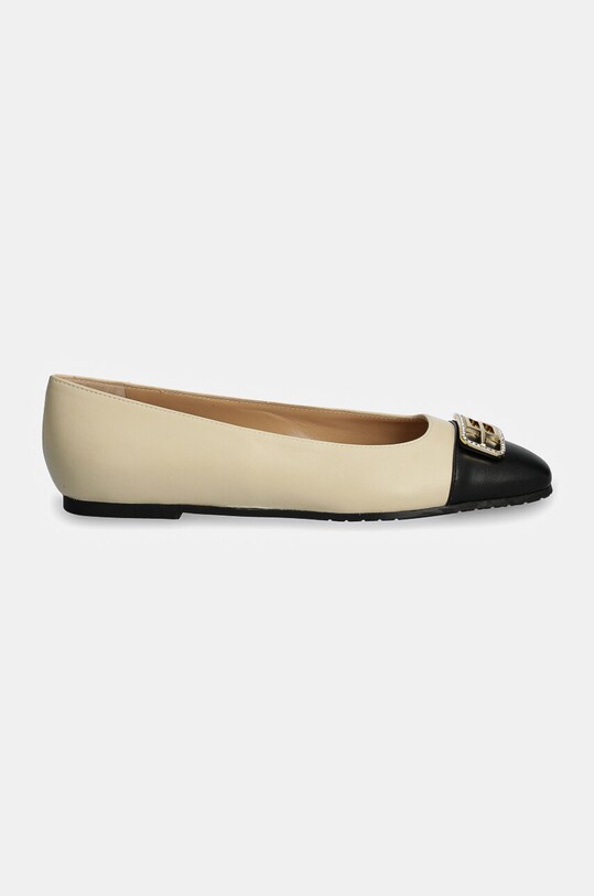 Baldinini balerini de piele D5B389P1VITE.NEVG bej AW24