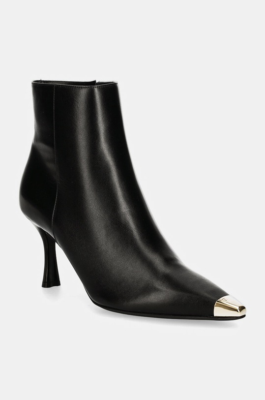 Baldinini cizme de piele 5-8 cm negru D5B100P7VITE.0000