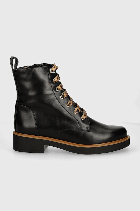 Kožené kotníkové boty Baldinini D5B262P1VITE.0000 černá AW24