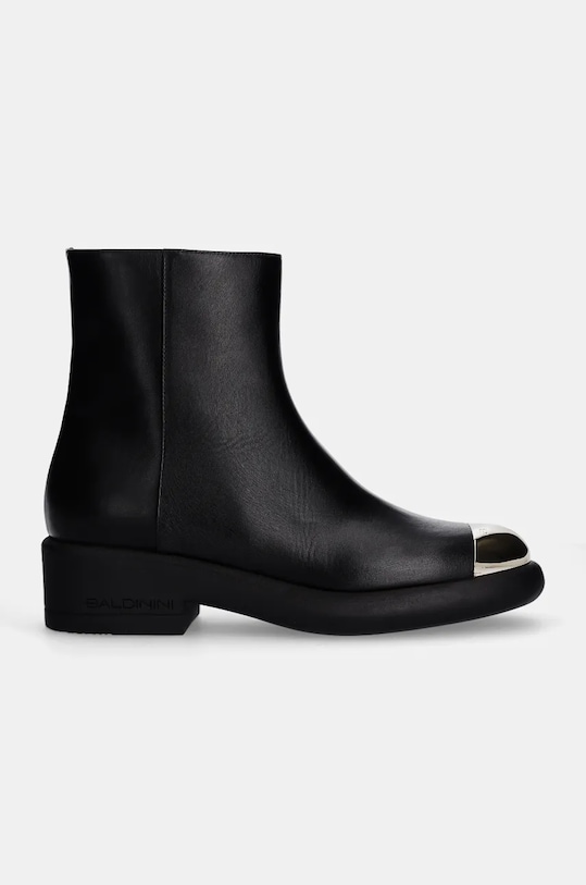 Baldinini botki skórzane D5B103P1VITE.0000 czarny AW24