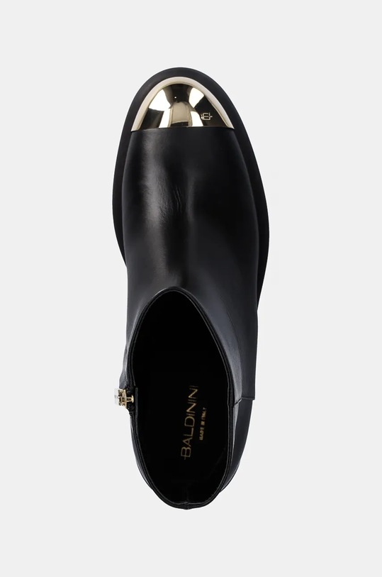 Baldinini botki skórzane czarny D5B103P1VITE.0000