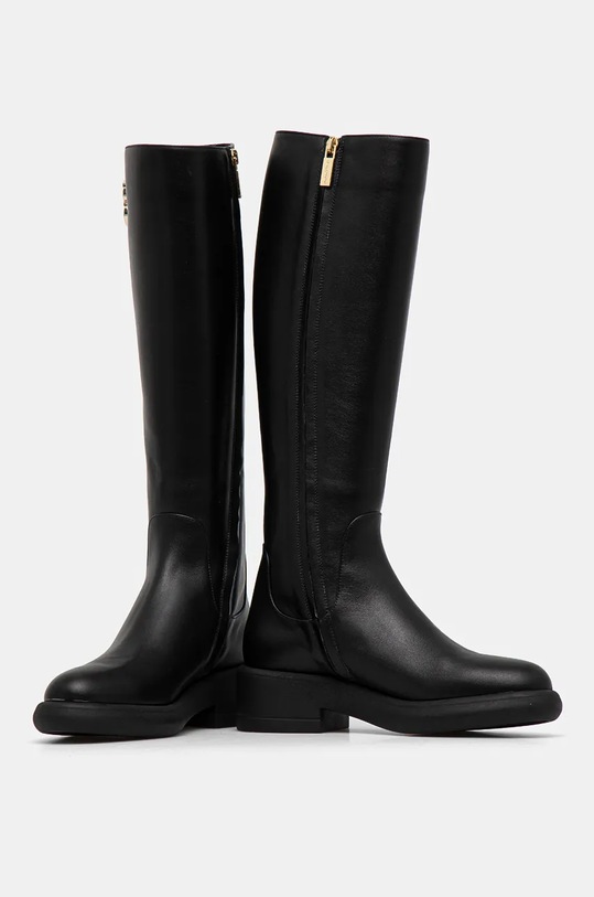 Scarpe Baldinini stivali in pelle D5B028P1VITE.0000 nero