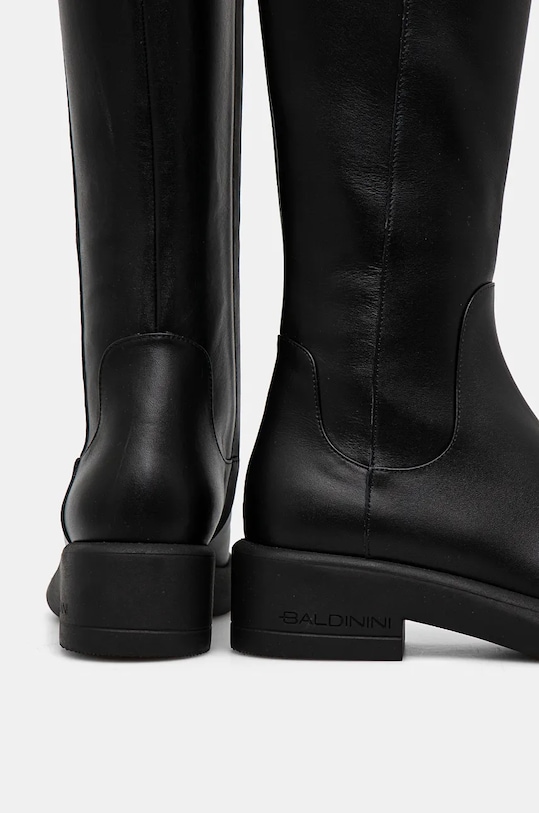Baldinini stivali in pelle nero D5B028P1VITE.0000