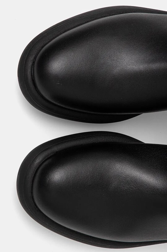 Baldinini ghete de piele D5B028P1VITE.0000 negru