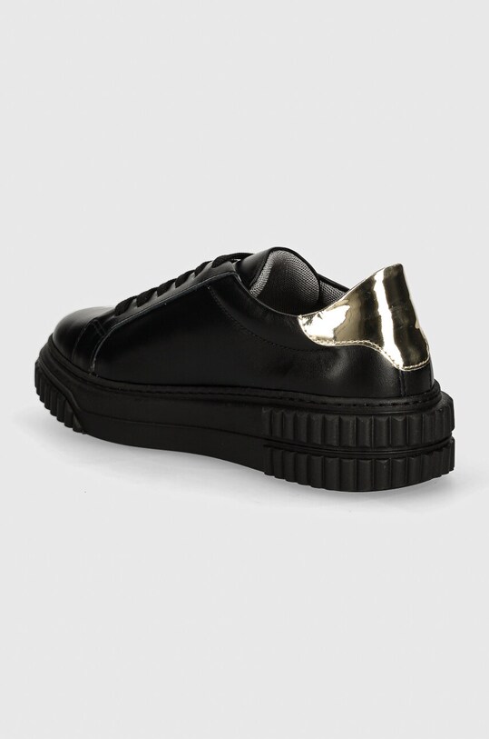 Încălțăminte Baldinini sneakers din piele D5B392T1VISP.NEPL negru