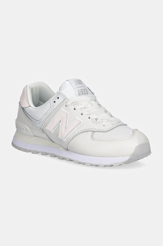 New Balance sneakers 574 sintetic alb WL574FJ2
