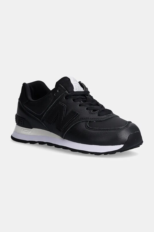 Tenisky New Balance 574 usňová koža čierna WL574FT2