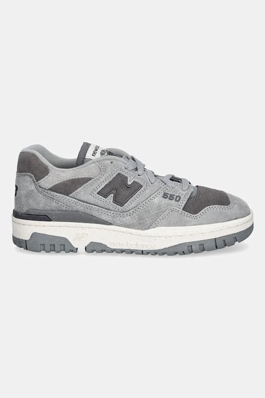New Balance sneakers din piele intoarsă 550 BBW550RE gri AW24