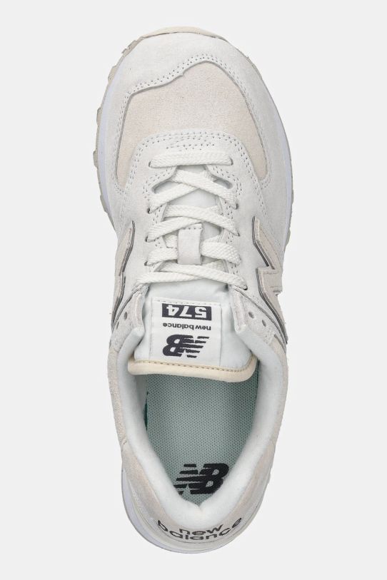 Semišové tenisky New Balance 574 béžová WL574HJ2