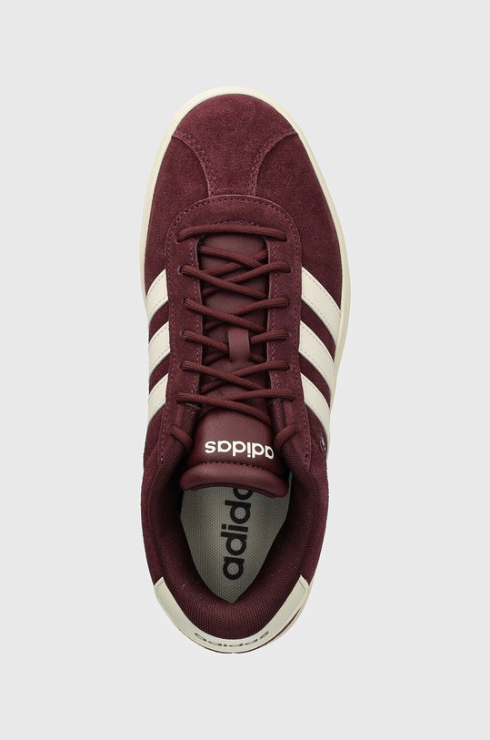 adidas sneakersy VL Court Bold bordowy IH0366