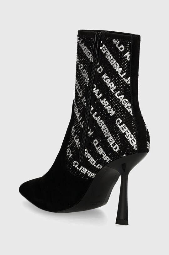 Obuwie Karl Lagerfeld botki PANDARA II KL31354.700 czarny