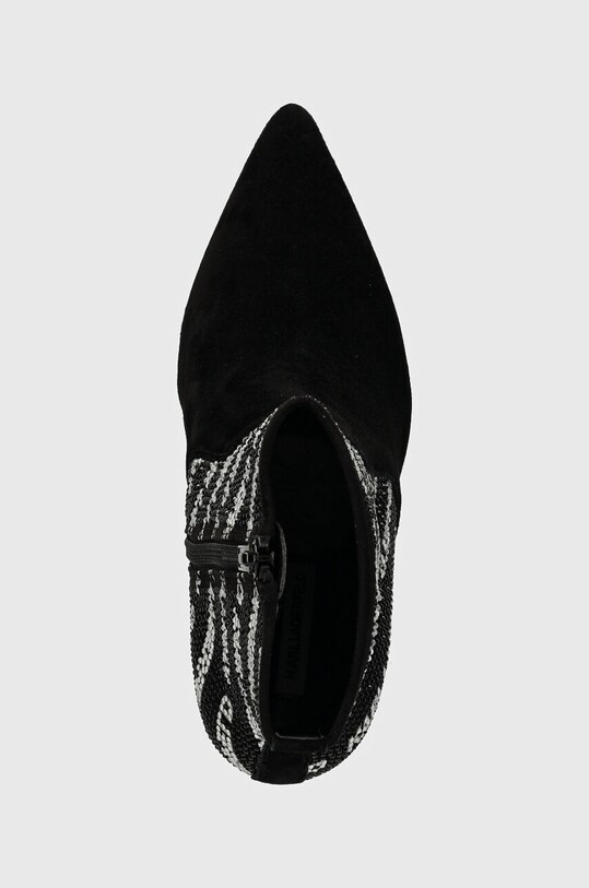 Karl Lagerfeld bokacsizma PANDARA II fekete KL31354.700