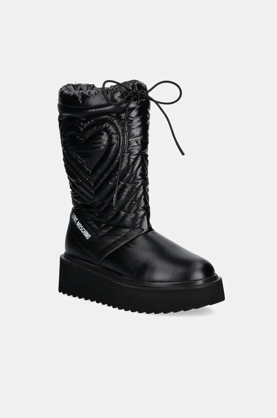 Čizme za snijeg Love Moschino tekstil crna JA24276I0LIN5000