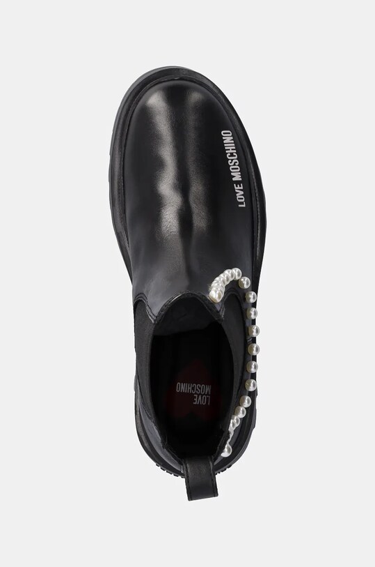 Love Moschino cizme de piele negru JA21065G0LIA0000