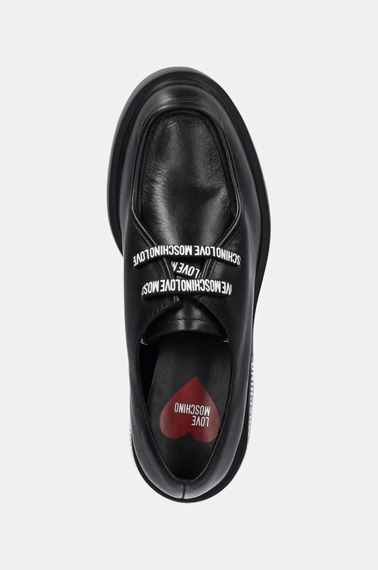 Love Moschino pantofi de piele negru JA10414G0LIA0000