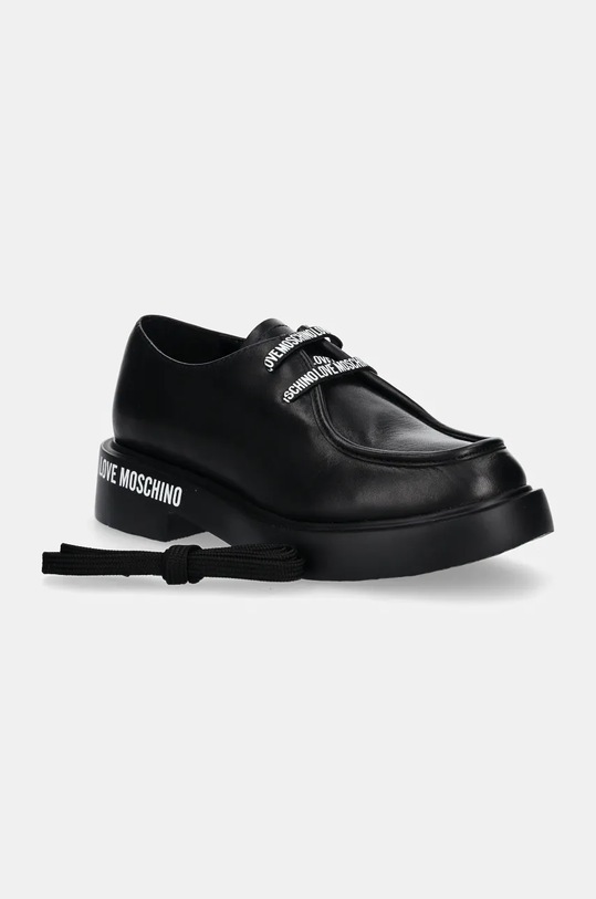 Love Moschino pantofi de piele JA10414G0LIA0000 negru