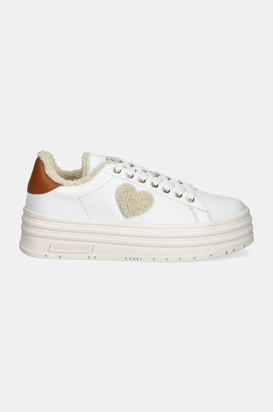 Love Moschino sneakers JA15366G0LIAR10A alb AW24