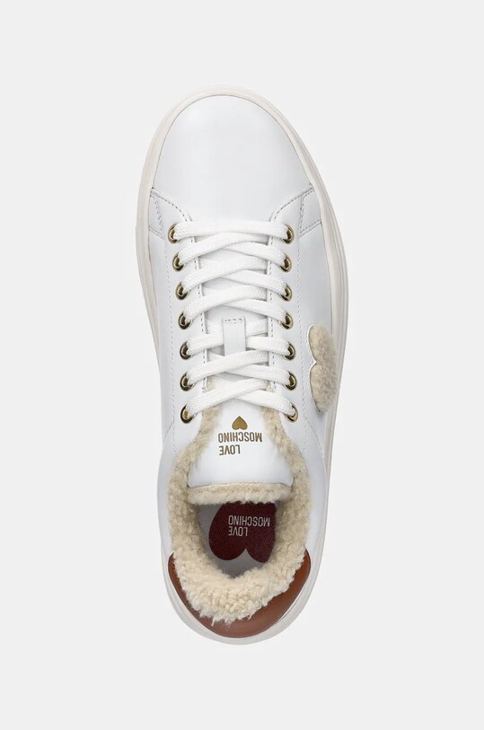 Love Moschino sneakers alb JA15366G0LIAR10A
