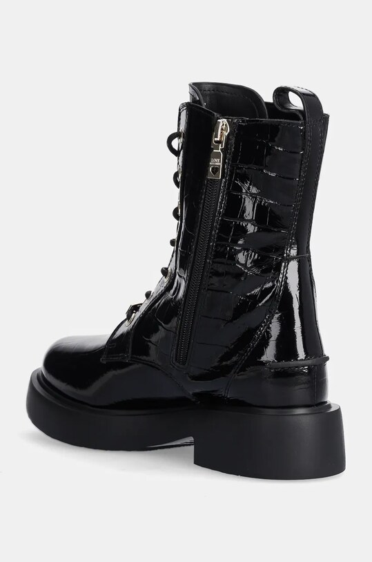 Обувки Кожени кубинки Love Moschino JA24194G0LIB0000 черен