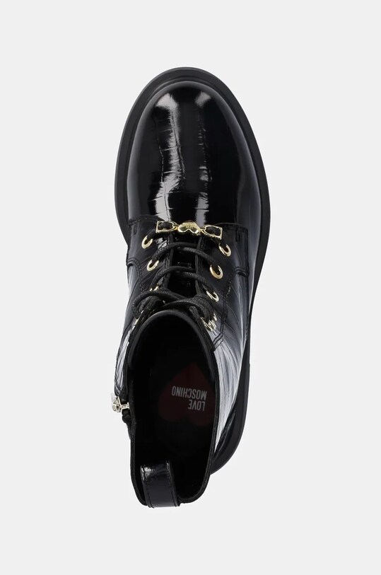 Кожени кубинки Love Moschino черен JA24194G0LIB0000