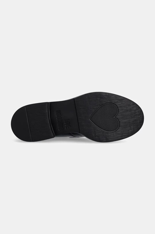 Love Moschino mocasini de piele JA10404G0LJD0000 negru